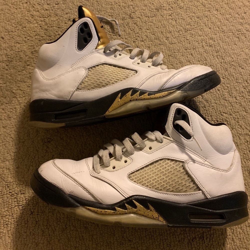 Nike air Jordan 5 gold coin